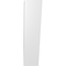 Ekena Millwork 5 1/2-in. W x 10-in. D x 22-in. H Traditional Architectural Grade PVC Knee Brace BRCP055X10X22TRA - alternate 4